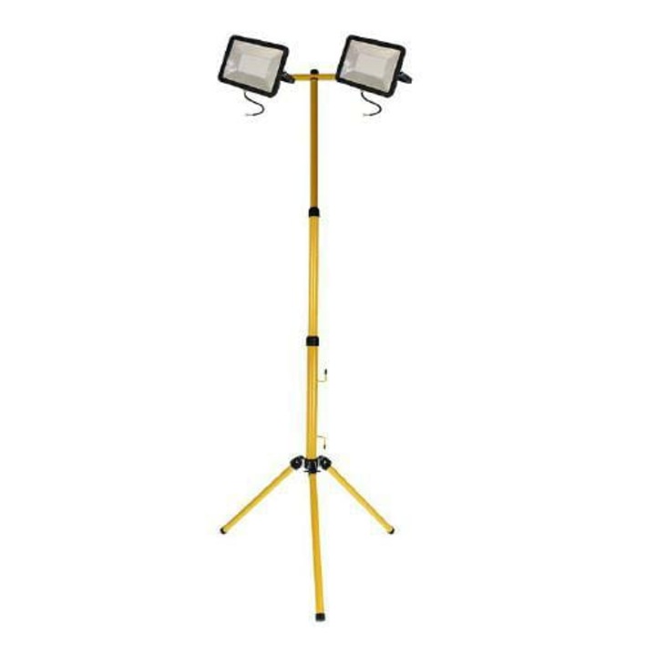 LED reflektor 230V, 200W, meleg szín, dupla állvány - Smd2835 QY1306NSPDH