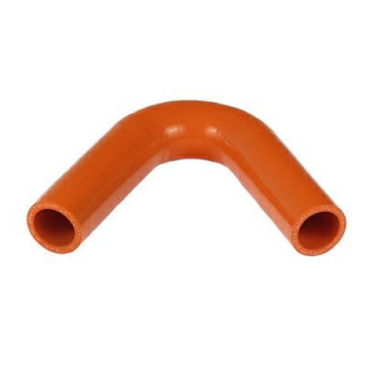Szilikon könyök Fi 70mm 45° L=150x150mm GMP narancs