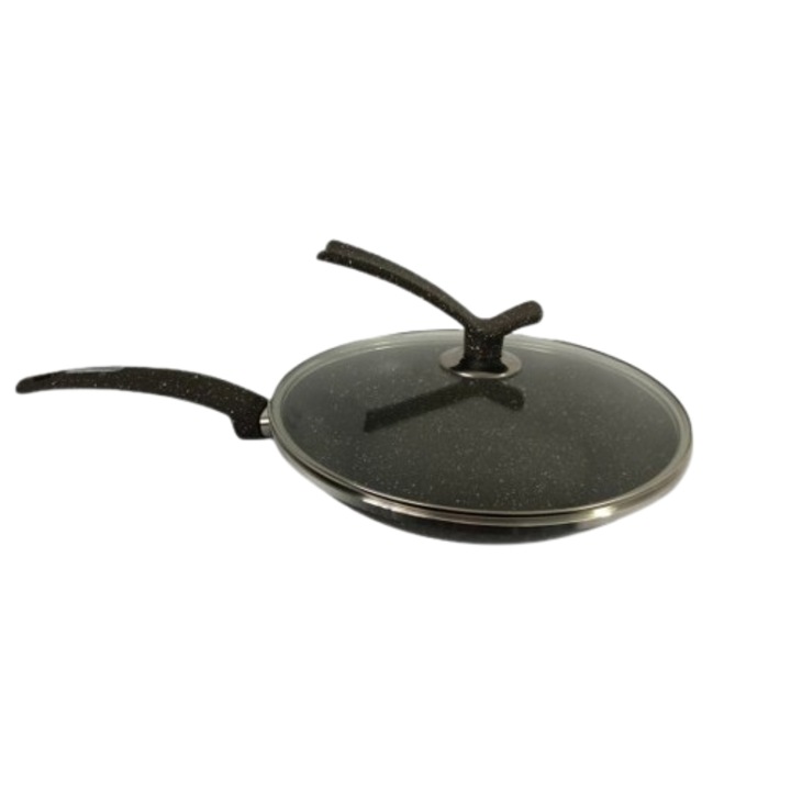 Тиган с капак, Метал + Стъкло + ПВЦ, 26х5 см