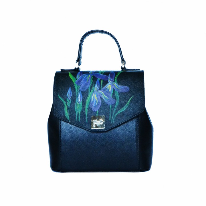 Zea Posete & Accesorii Női táska, Természetes bőr, Kézzel festett