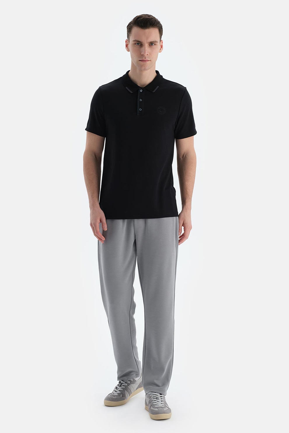 Dagi, Pantaloni de trening din amestec de modal cu snur de ajustare, Gri deschis, M