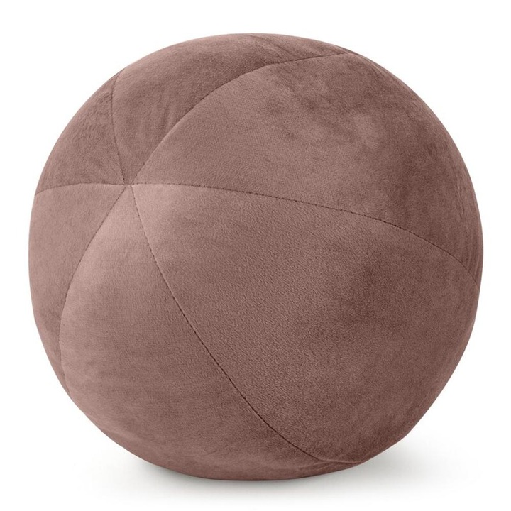 Perna decorativa Gaja, 24 cm, culoare roz inchis, 100% poliester