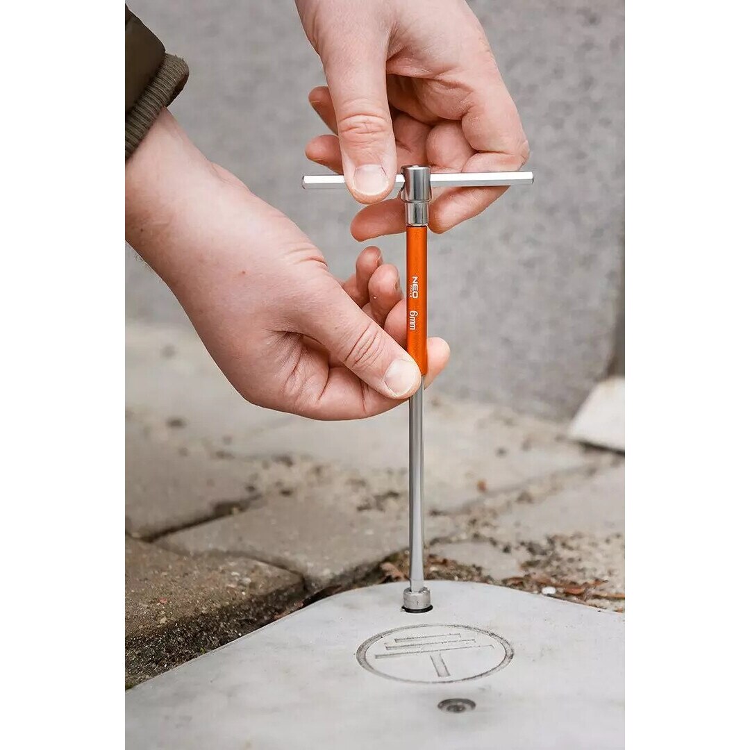 Set de chei imbus NEO TOOLS, 10 piese, diverse dimensiuni, cu