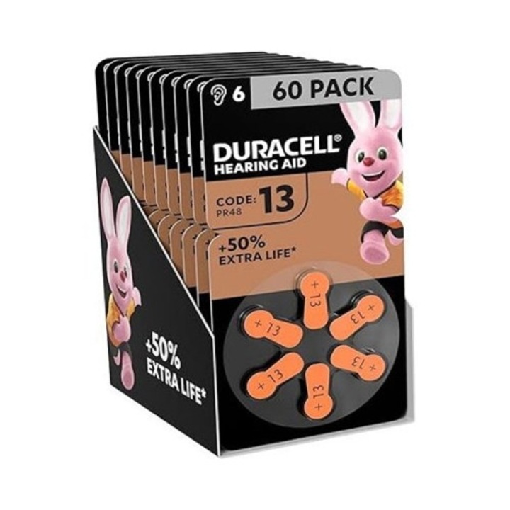 Duracell easy tab baterii auditive 13