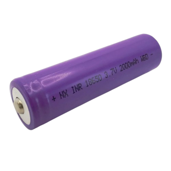 18650 típusú lítium-ion akkumulátorok, 3,7 V, 2000 mAh