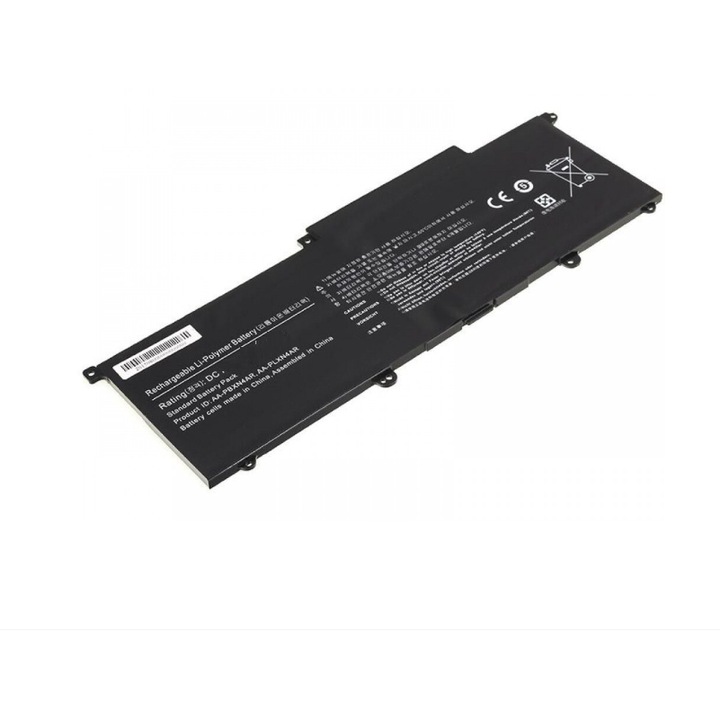 Li-Ion laptop akkumulátor, Samsung 900X NP900X3B NP900X3C NP900X3E NP900X3F NP900X3G AA-PBXN4AR AA-PLXN4AR modellekhez megfelelő, 4 cellás, 5400 mAh, fekete