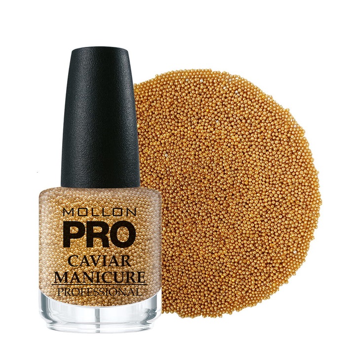 Decoratiune Caviar, auriu, MOLLON, 3D, 10g