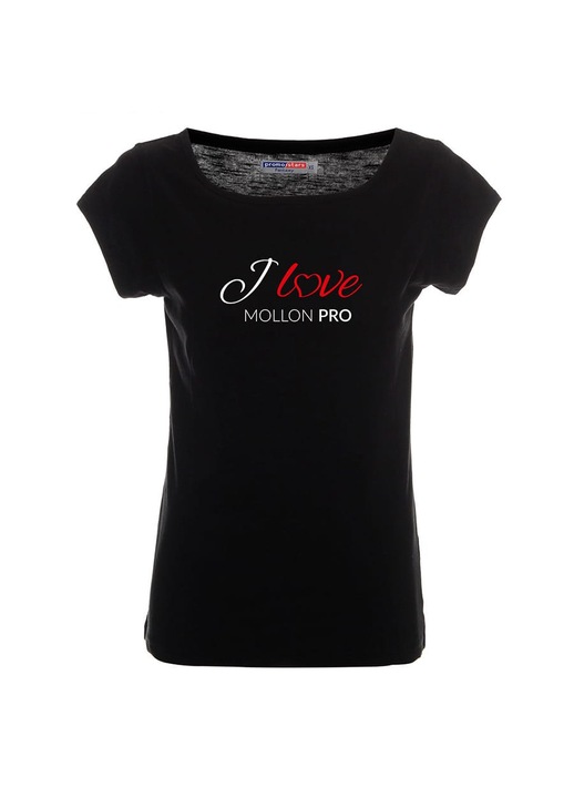 Tricou, MOLLON, Bumbac, Negru
