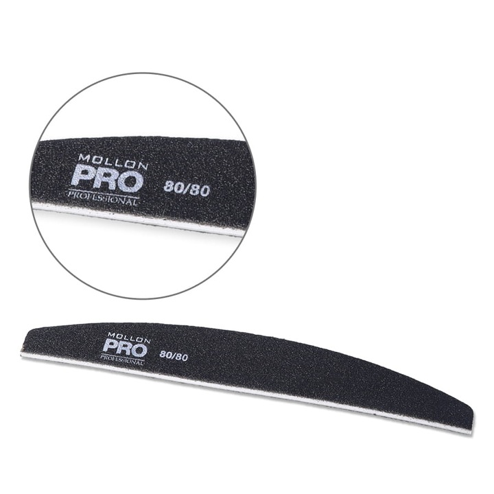 Pilnic cosmetic profesional, Mollon PRO, 80/80, rezistent la apa, set 1 buc.