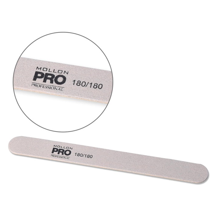 Pilnic cosmetic MOLLON, simplu, 180/180, gri, 1 bucata