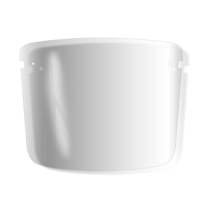 Sticla protectoare transparenta pentru viziera Mollon PRO, 0,5mm, 99,75% transparenta, set 1 bucata