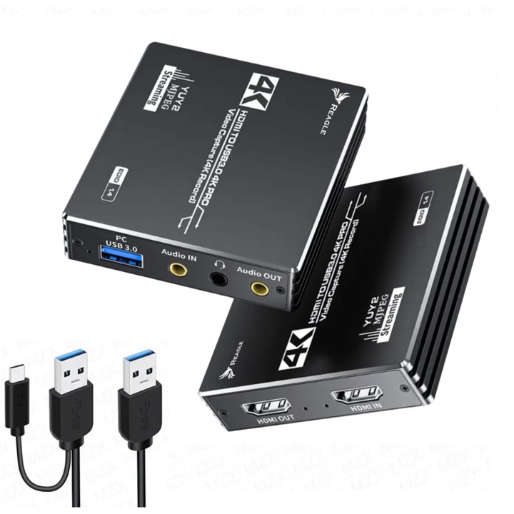HDMI Video Grabber USB 3.0 4K 60Hz YUY2 OBS HDCP – Streaming Video Capture – Reagle