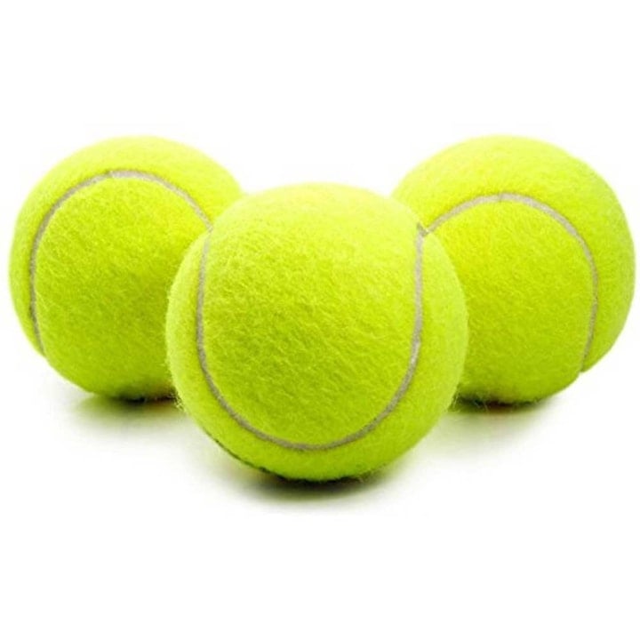 Mingi de tenis, set de 3, dimensiune standard, 6.6cm, verde