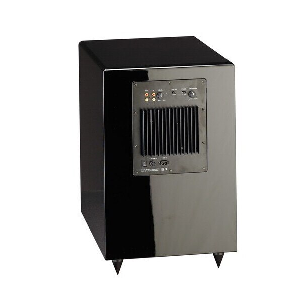 Subwoofer activ Acoustique Quality Pontos W, 12 inch, pentru sistem home cinema sau stereo, MDF, negru