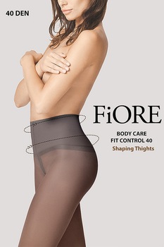 Ciorap FIORE BodyCare Fit Control 40 Den, Negru Ciorap FIORE BodyCare Fit Control 40 Den, Negru