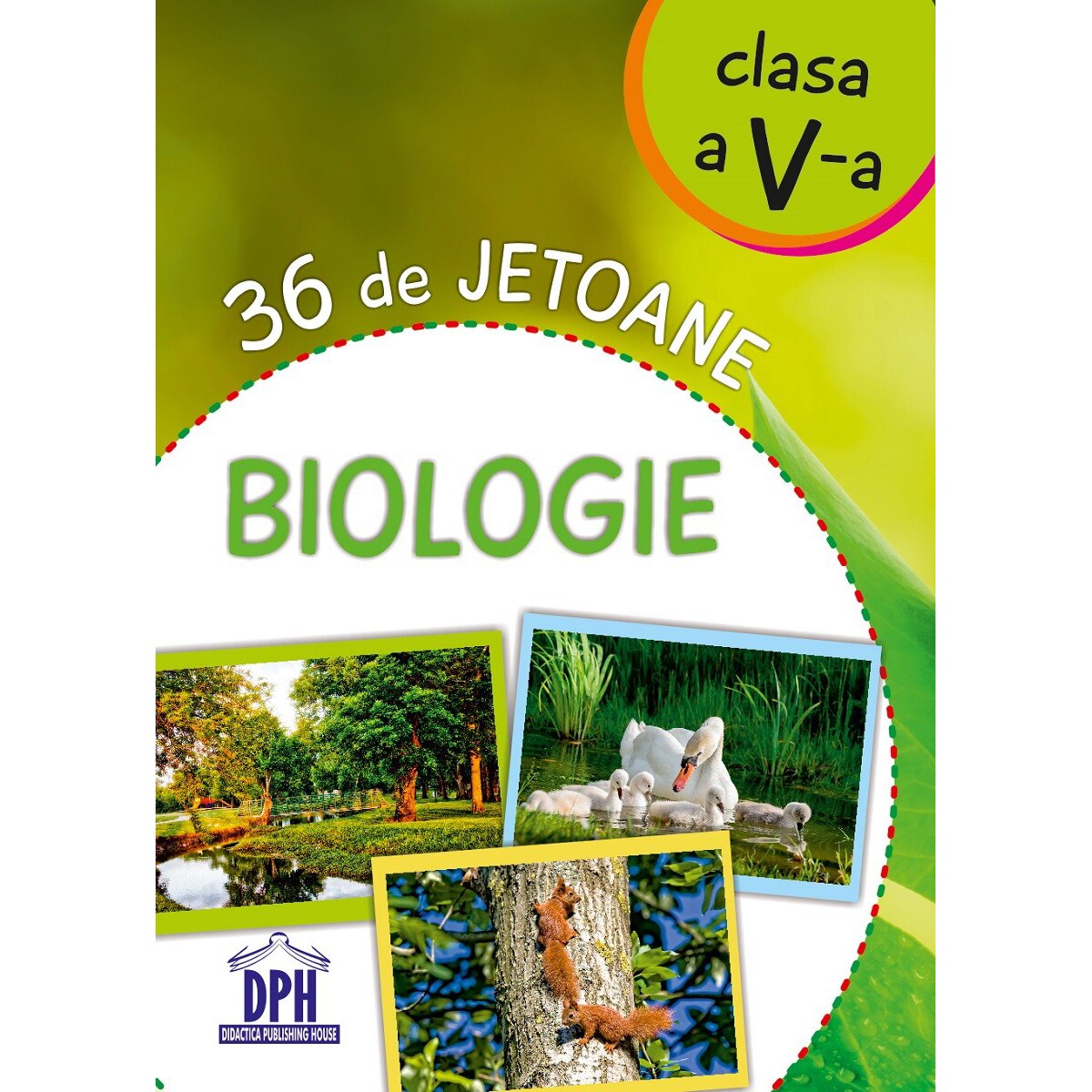Biologie - 36 de jetoane pentru clasa a V-a - Colectiv Dph