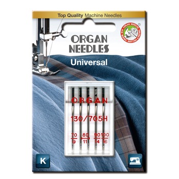 Ace de cusut casnice Organ Universal - finete (70-100), 5 buc Ace de cusut casnice Organ Universal - finete (70-100), 5 buc
