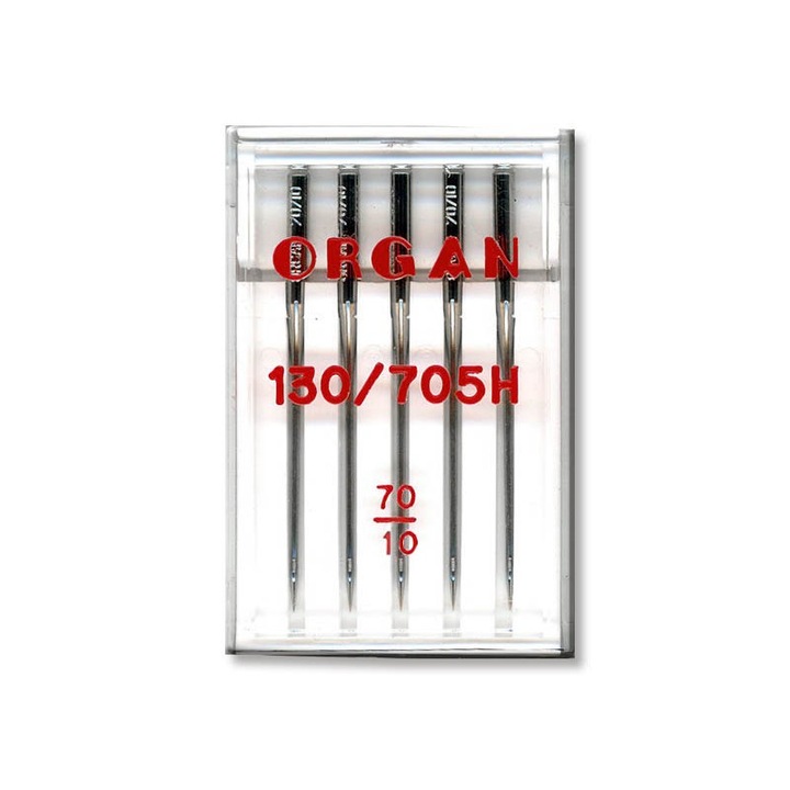 5 db-os univerzális szervtű készlet 70-es tűfinomsággal, háztartási varrógépekhez, 130/705H