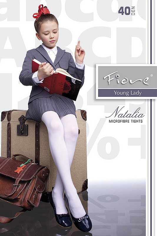 Ciorap FIORE Natalia 40 Den, Negru