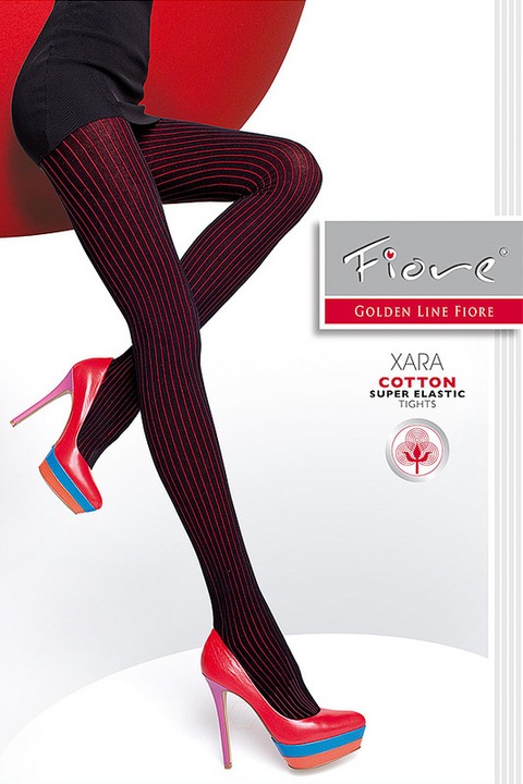 Ciorap FIORE Xara 80 Den, Negru