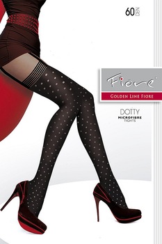 Ciorap FIORE Dotty 60 Den, Negru Ciorap FIORE Dotty 60 Den, Negru