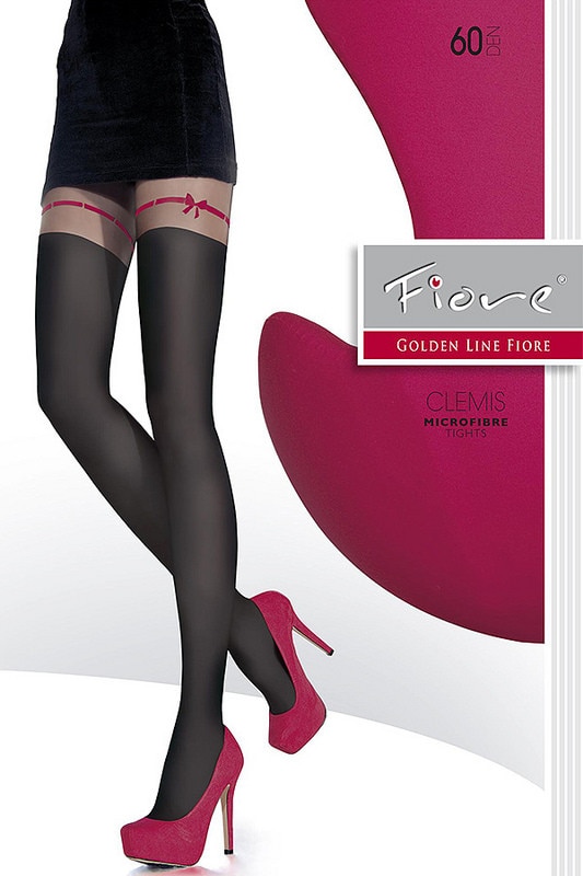 Ciorap FIORE Clemis 60 Den, Negru