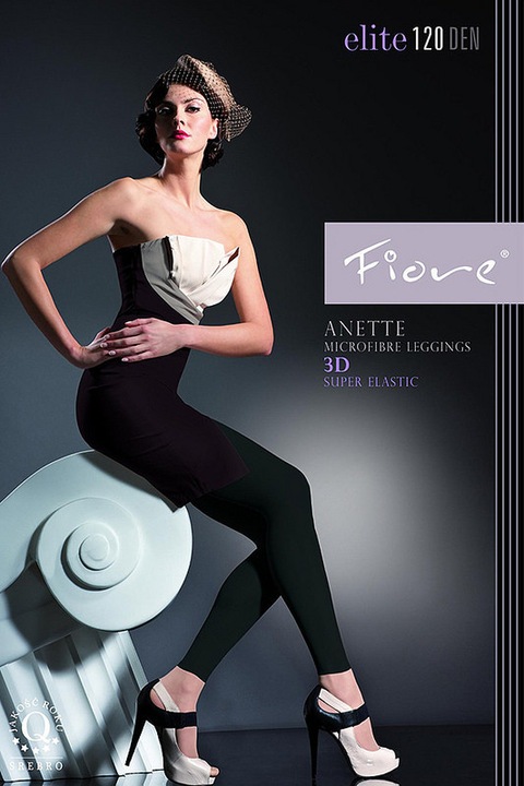 Ciorap FIORE Anette 120 Den, Gri deschis