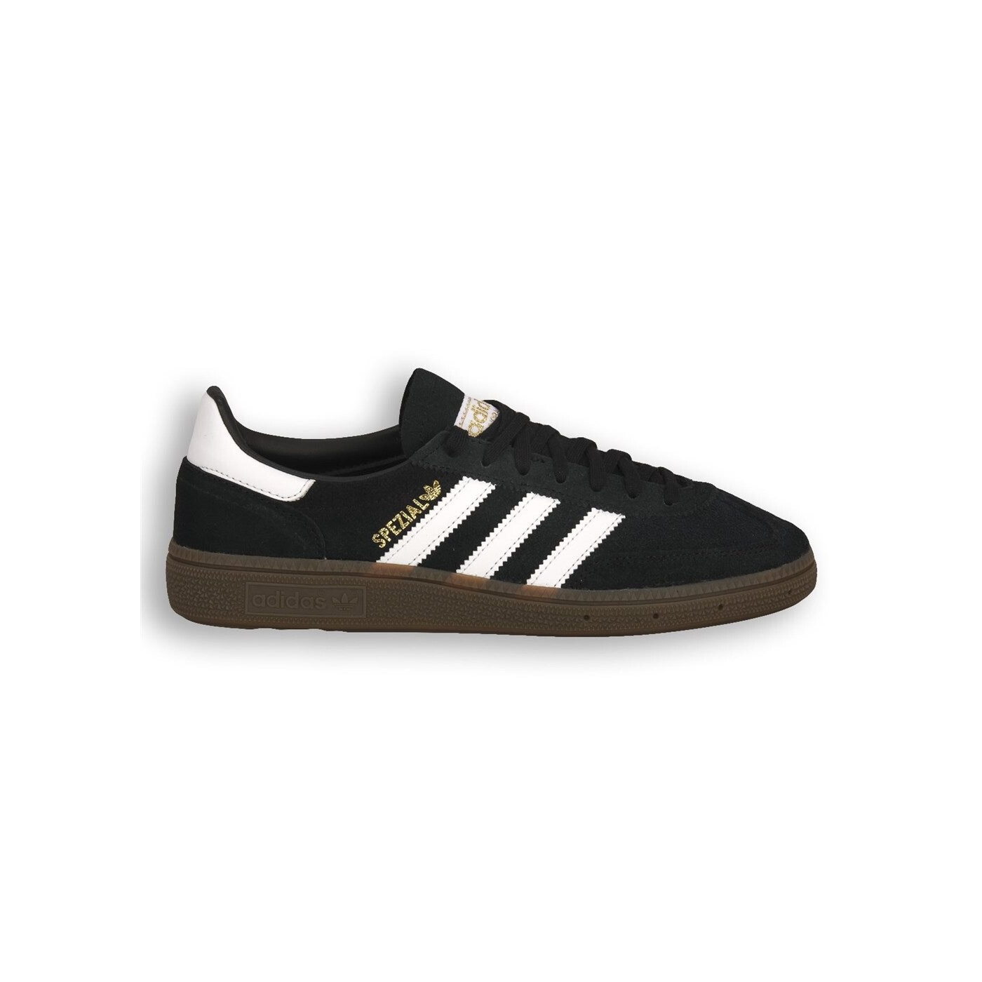 Pantofi sport dama Adidas Handbal IH8010, piele intoarsa, negru