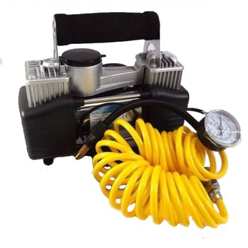 Compresor 2 cilindri 4x4, 150 PSI,13.8 V, gri/negru Compresor 2 cilindri 4x4, 150 PSI,13.8 V, gri/negru