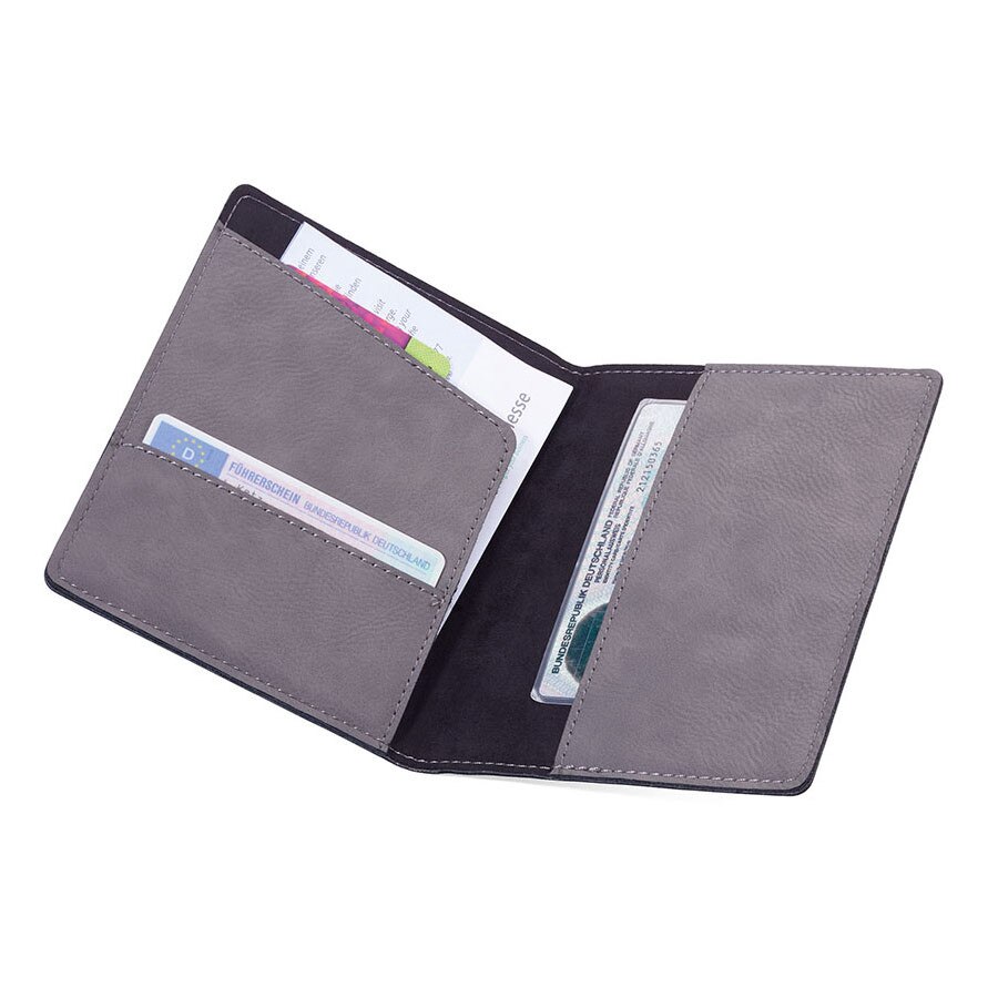 Portofel calatorie RFID Troika Pass gri