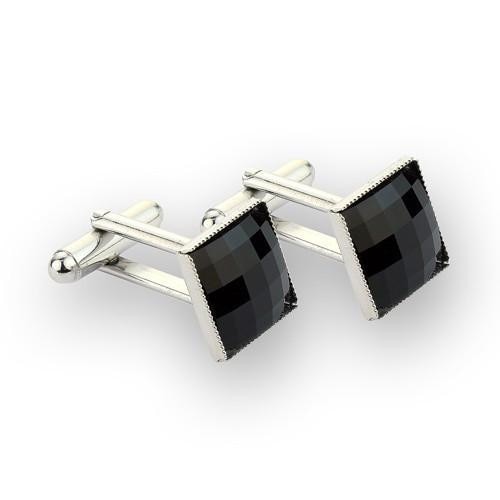 Butoni camasa Black Carla Brillanti cu cristale