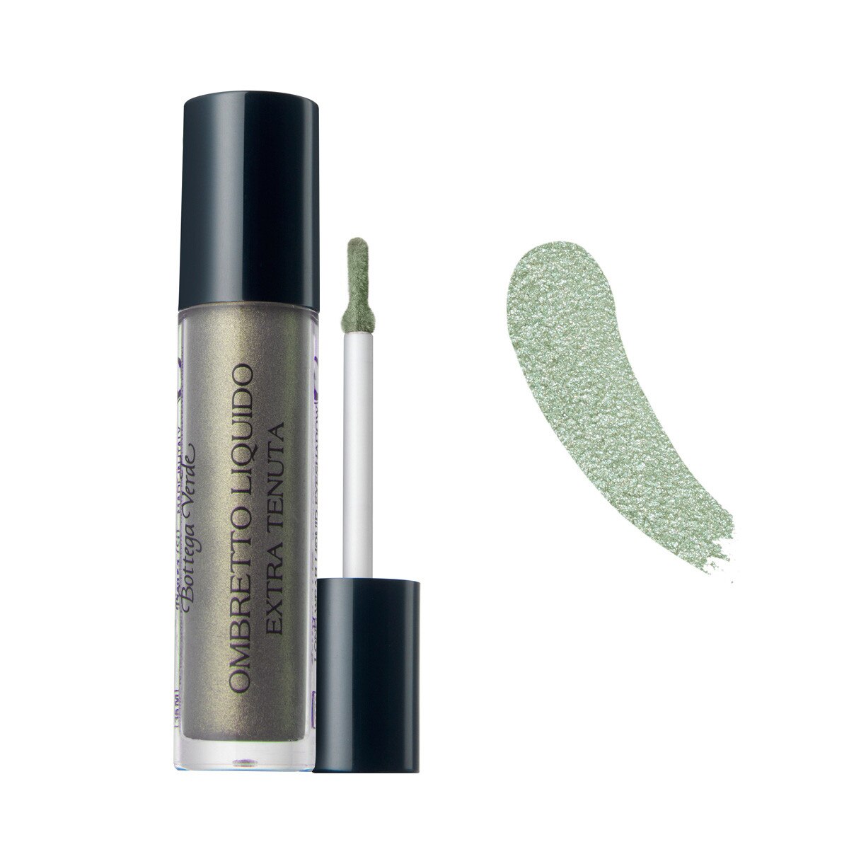 Fard de pleoape lichid cu efect metalic, verde menta - My color , Bottega Verde