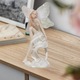 Statueta decorativa, figura de zana, 8x12x17cm, ornament pentru birou, cadou pentru iubitorii de zane