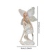 Statueta decorativa, figura de zana, 8x12x17cm, ornament pentru birou, cadou pentru iubitorii de zane