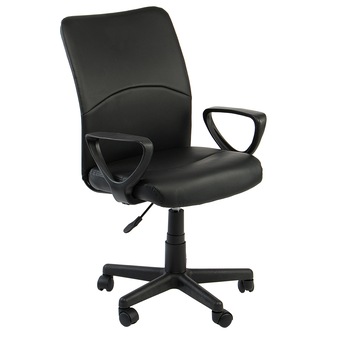 Scaun de birou ergonomic Kring Ortem, PU, Negru Scaun de birou ergonomic Kring Ortem, PU, Negru