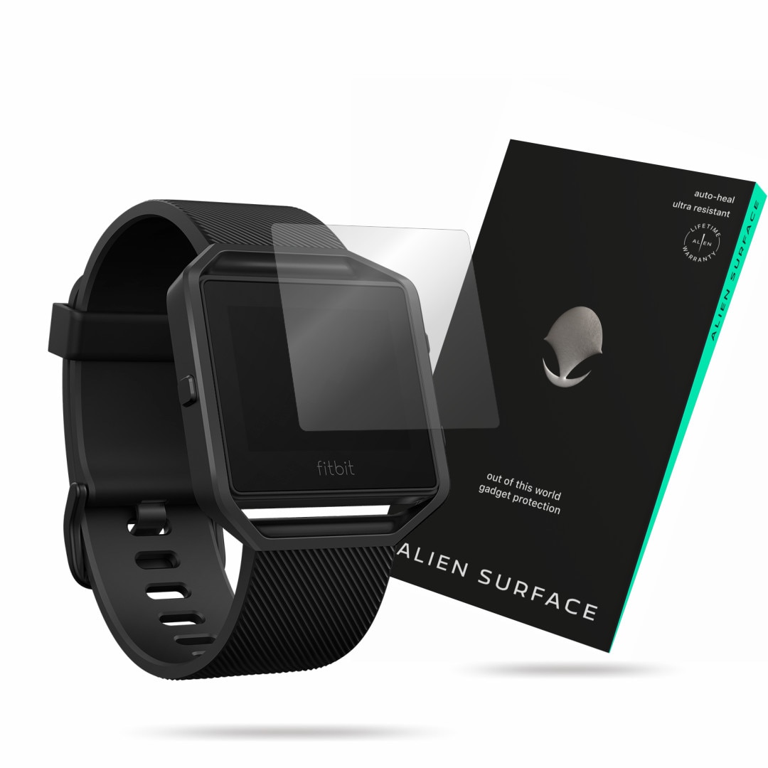 Folie Alien Surface, Fitbit Blaze, protectie ecran 1+2 Rezerve