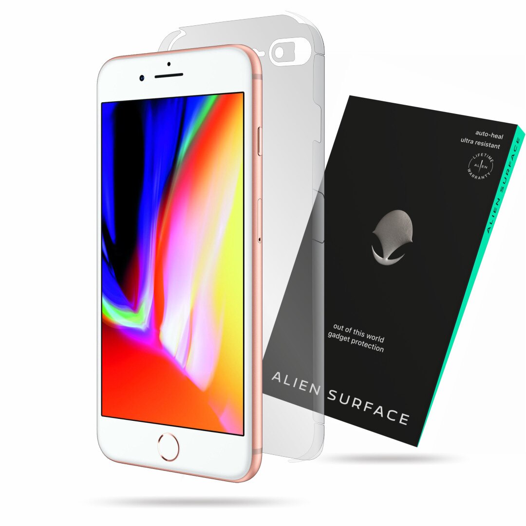 Folie Alien Surface, Apple iPhone 8 Plus, protectie spate, laterale