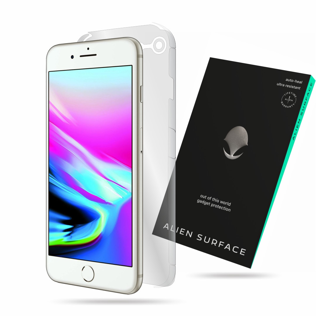 Folie Alien Surface, Apple iPhone 8, protectie spate, laterale