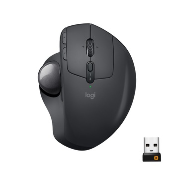 Mouse wireless Logitech MX Ergo Trackball, negru Mouse wireless Logitech MX Ergo Trackball, negru