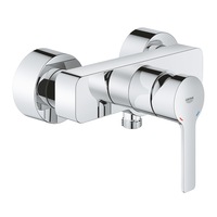 Baterie dus Grohe Lineare, 1/2", monocomanda, cartus ceramic, protectie reflux, limitator de temperatura, crom