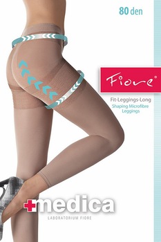 Ciorap FIORE Fit-Leggings-Long 80 Den, Negru Ciorap FIORE Fit-Leggings-Long 80 Den, Negru