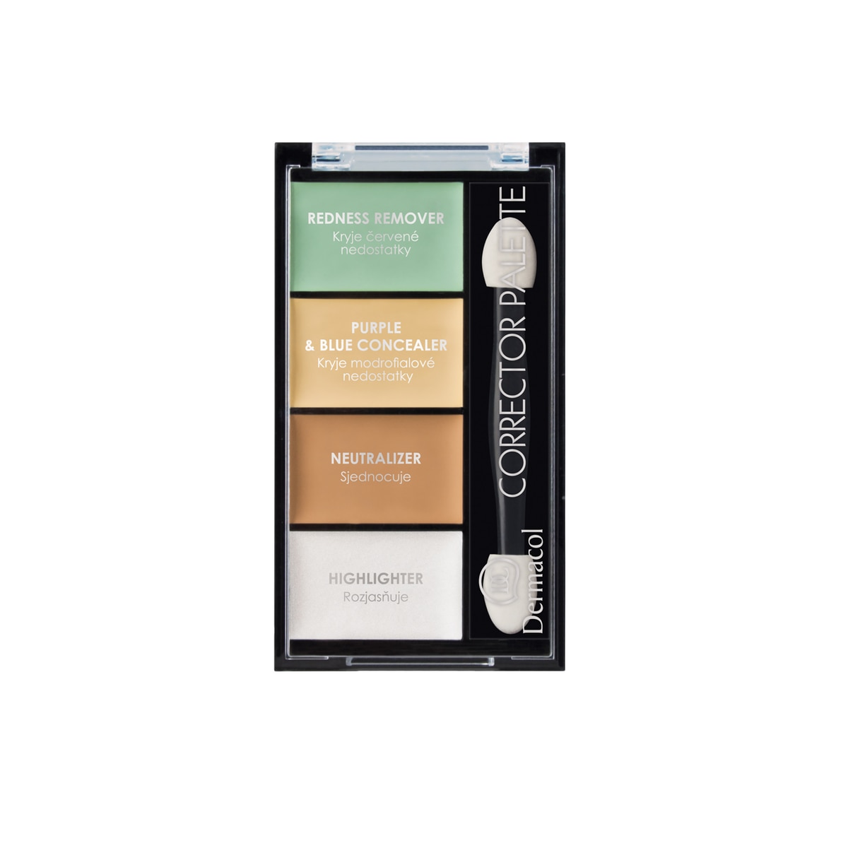 Paleta corectoare Dermacol 4 culori, 9 g