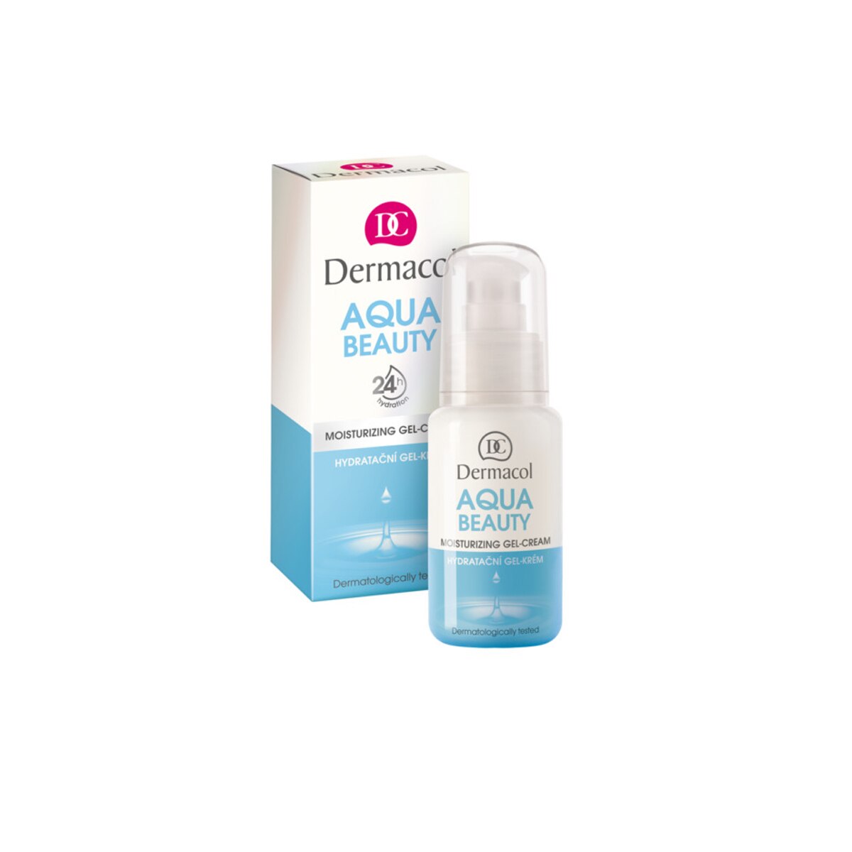 Gel-crema hidratant Dermacol pentru ten Aqua Beauty, 50 ml