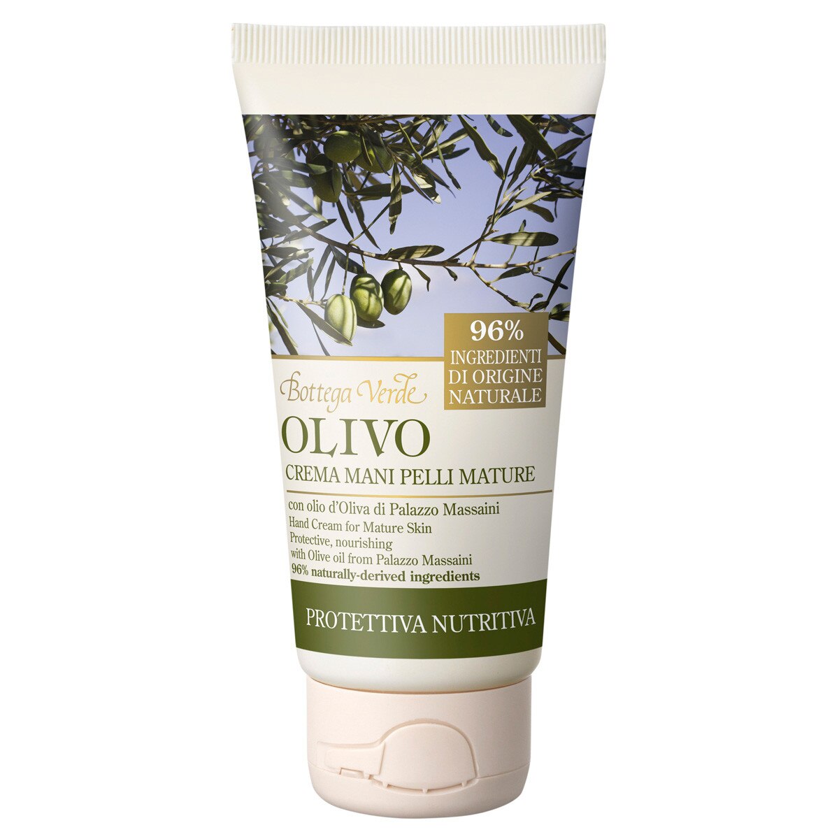 Crema de maini cu ulei de masline de la Palazzo Massaini - Olivo, 75 ML, Bottega Verde