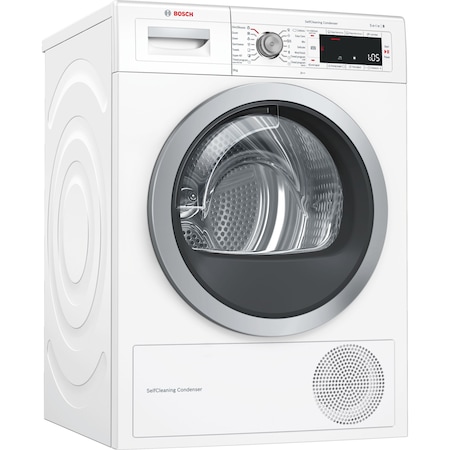 Uscator de rufe Bosch WTW85550BY, Pompa de caldura, 9 kg, 14 programe, Clasa A++, SelfCleaning Condenser, Alb