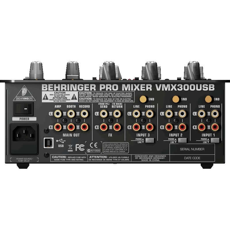 Mixer Dj BEHRINGER VMX300 USB - eMAG.ro