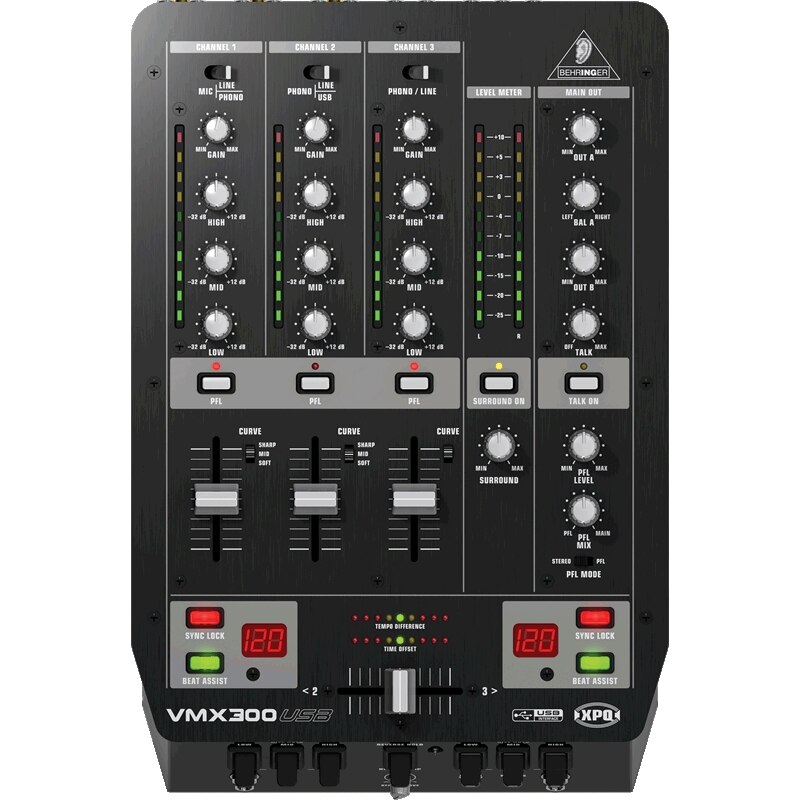 Mixer Dj BEHRINGER VMX300 USB - eMAG.ro