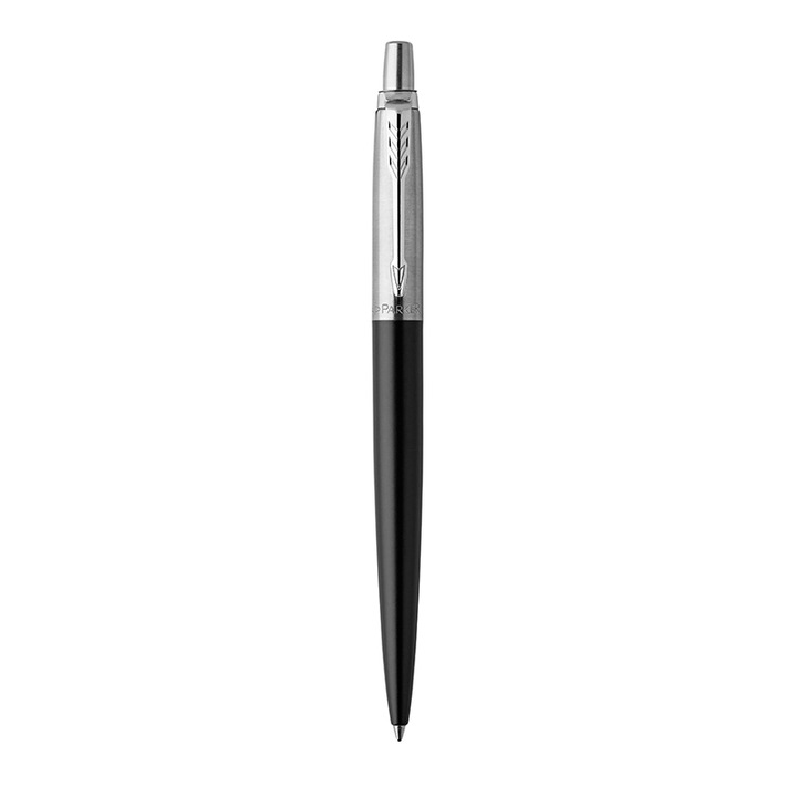 Parker Royal Jotter Golyóstoll, Ezüst klipszes, Fekete