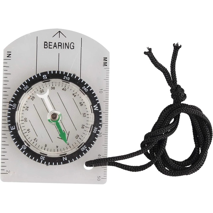 Навигационен компас, регулируем, водоустойчив, 7x4.8x1cm, 18.1g, комплект 1 бр.