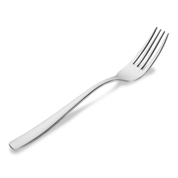 12 részes étvilla készlet, 18/8 rozsdamentes acél, 8 hüvelyk, rozsdaálló, elegáns kivitel